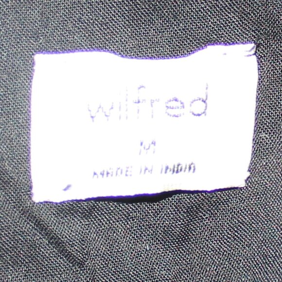 Aritzia Wilfred Sidonie  Black mini Dress women's size Medium - Picture 6 of 9